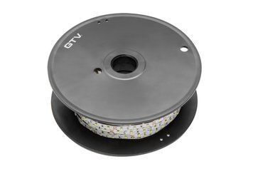 Світлодіодна стрічка 5630, DC12В, 300LED/5м, 16 Вт/м, 1750 лм/м, 4000К, IP20, рулон 50 м LD-5630-300-20-NE4-50 фото