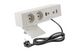 Меблева розетка BAR, 2x французька розетка, 1xUSB A, 1xUSB C. 1xRJ45,1xHDMI,, кабель 1.5м, білий AE-GM2FBAR-10 фото 1