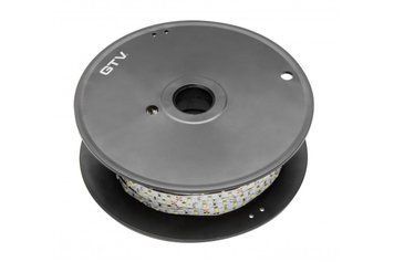 Світлодіодна стрічка 2835, DC12В, 300LED/5м, 3.7 Вт/м, 360 лм/м, 6500К, IP20, рулон 50 м LD-2835MW-300-20-ZB-50 фото