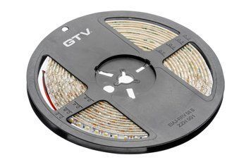 Світлодіодна стрічка 3528, DC12В, 600LED/5м, 9.6 Вт/м, 520 лм/м, 6500К, IP65, рулон 5 м LD-3528-600-65-ZB фото